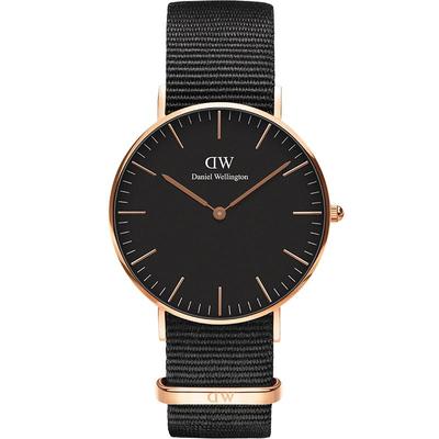 【新年礼物】DW手表情侣款 CLASSIC系列纯色织纹石英腕表经典36MM