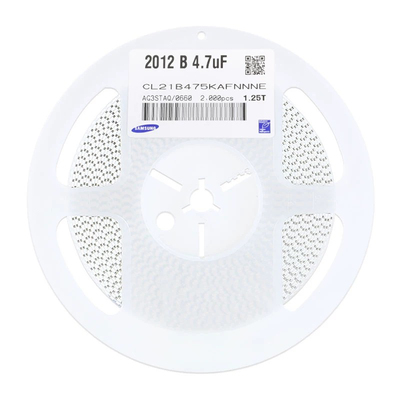 原装 0805贴片电容 4.7uF ±10% 25V X7R CL21B475KAFNNNE (50只)