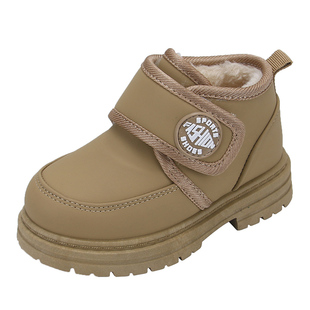 儿童棉鞋男孩鞋子2025冬季新款加绒保暖男宝宝板鞋洋气女童运动鞋