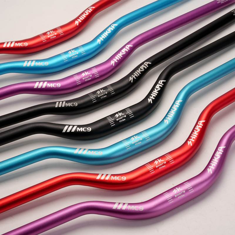 新款直销SHIKRA山地车把横30/55抬升 自行车车把 速降越野加长燕