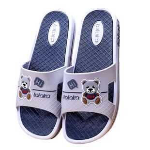 路路佳凉拖鞋男夏家用防滑厚底洗澡浴室拖鞋居家情侣室内拖鞋女夏