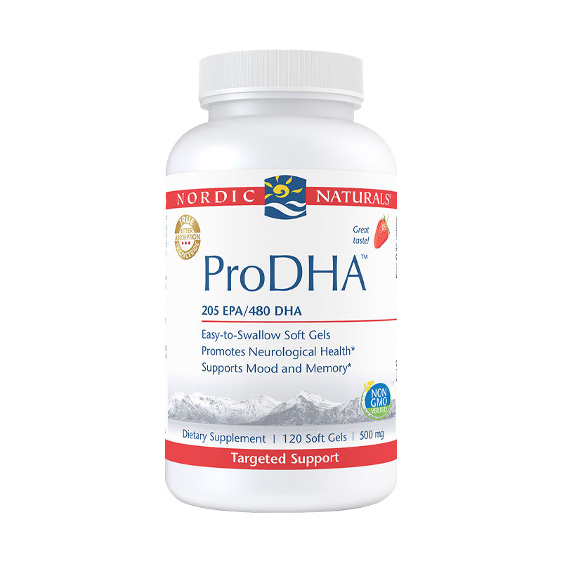 挪威小鱼进口dha学生Nordic深海鱼油omega3青少年备考软胶囊120粒