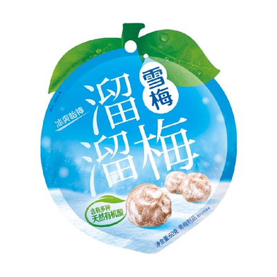 LIUM/溜溜梅雪梅袋装60g青梅蜜饯