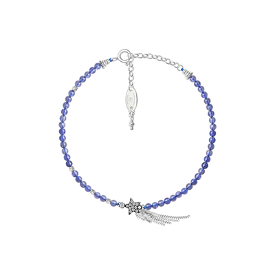 TWOR缇坞S925银堇青石流星手链