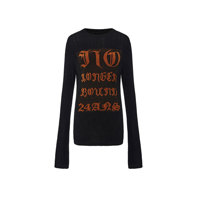 【赠运费险】黑色针织衫