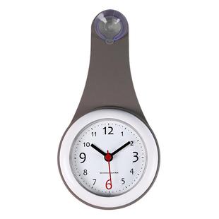 厨房防水挂钟免打孔浴室专用防水时钟磁吸小钟表冰箱贴计时器闹钟