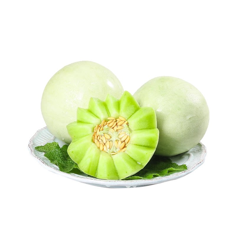 农家推荐玉菇甜瓜！新鲜多汁