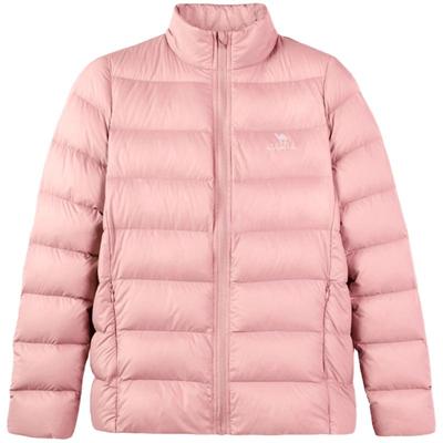 女短款羽绒服骆驼保暖立领男