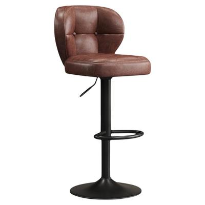 吧台椅子高脚凳家用升降椅子靠背椅轻奢酒吧椅收银前台吧凳高凳子