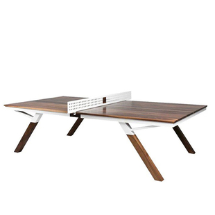 意式乒乓球桌实木家用室内别墅娱乐设计师款时尚创意乒乓球会议桌