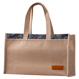 茶叶礼品手提包装袋普洱茶饼岩茶红茶通用布袋白茶文创袋子可定制