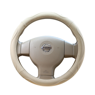 适用于日产轩逸经典新老骐达尼桑天籁阳光骊威颐达车方向盘套真皮