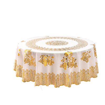 圆桌布防水防烫塑料蕾丝方茹家居