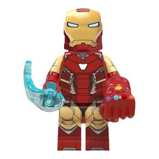中国积木超英复联钢铁侠雷神先锋卫鹰眼惊奇美国队长拼装积木人仔