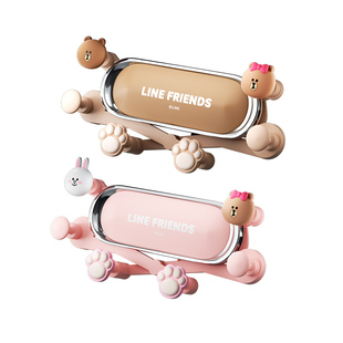 卡通车载手机支架女士2026导航专用可爱出风口汽车用手机架支撑架