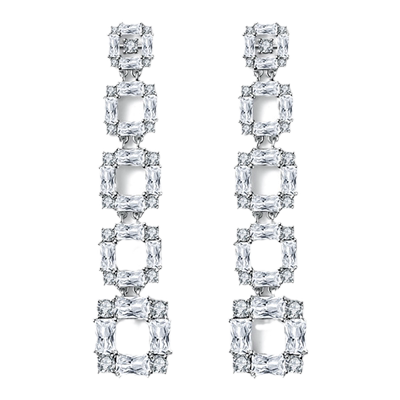 方形耳环BELLEBIANCA轻奢