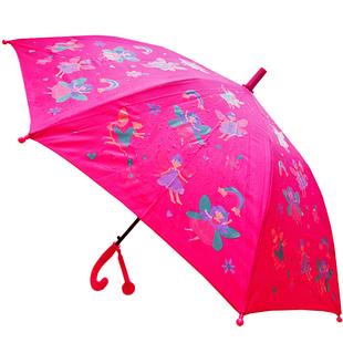 独角兽鲨鱼男女童幼儿园小学生儿童伞可爱自动长柄伞遇水变色雨伞