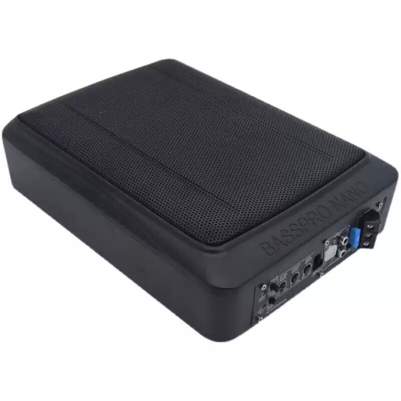 车载重低音炮12V汽车24V货车用超薄座位下有源铝合金小钢炮音响