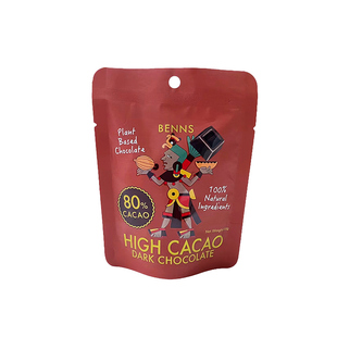 【百补】Benns纯可可脂黑巧克力80%可可含量/99.9可可含量40g