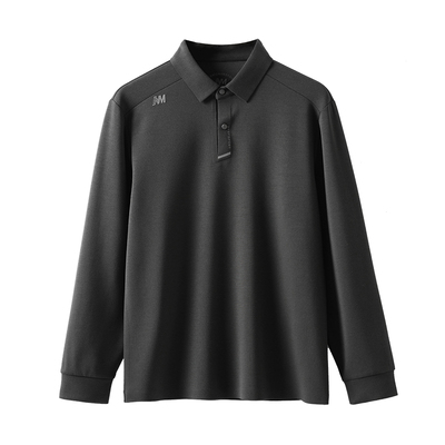 轻运动男士POLO衫长袖T恤