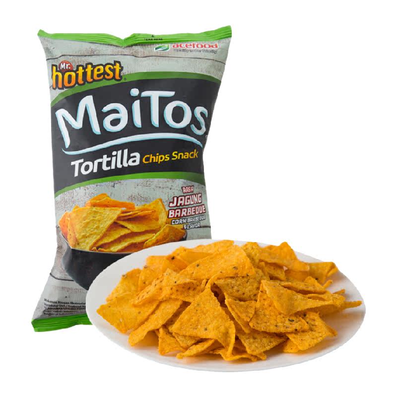 【进口】印尼Maitos玉米片经典烧烤味膨化食品休闲零食薯片酥脆
