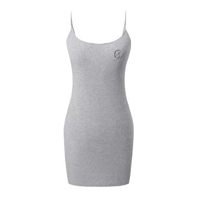 TC STORE TAKE CHANCES纯色针织吊带裙女夏季修身打底包臀连衣裙