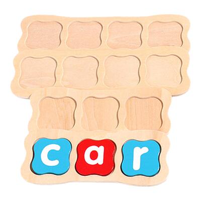 CVC自然拼读教具英语拼词游戏