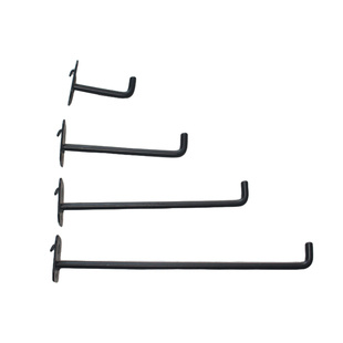 加厚单脚饰品孔板洞洞板挂钩方形孔长工具汽车配件超市货架展示勾