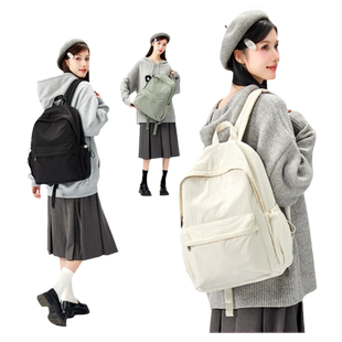 学院风书包初高中生女大学生大容量女士双肩包轻便出差旅行电脑包