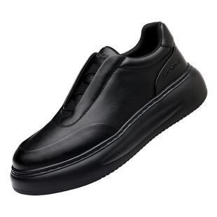 木林森男鞋2026新款春秋男士休闲鞋男款真皮皮鞋男板鞋单鞋运动鞋