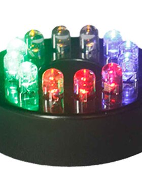 摆件造景led发光灯假山石头流水