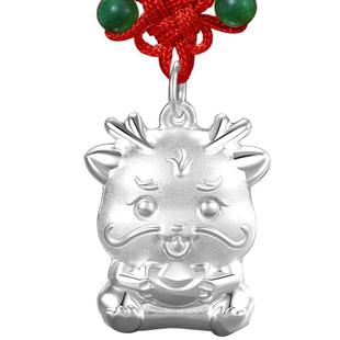 宝宝银锁长命锁小孩满月蛇吊坠婴儿平安锁纯银9999满月周岁见面礼