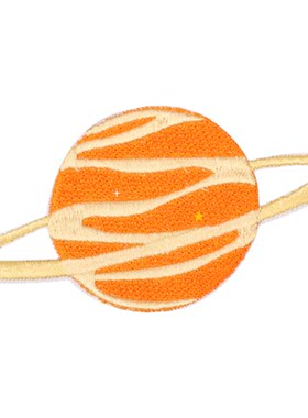 星球太空宇航员刺绣贴书本笔记本