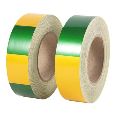 黄绿接地电力警示胶带