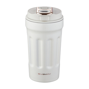 英国宝威玛咖啡杯316L不锈钢保冷杯带盖水杯高档车载便携随手杯