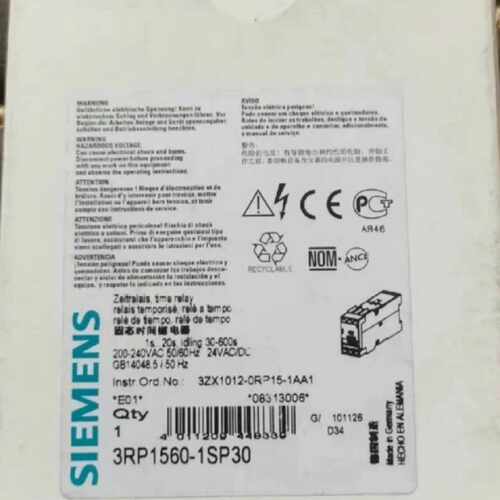 议价SIEMENS3RP1560-1SP30议价