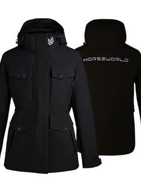 石墨烯聚热马术羽绒服户外运动服