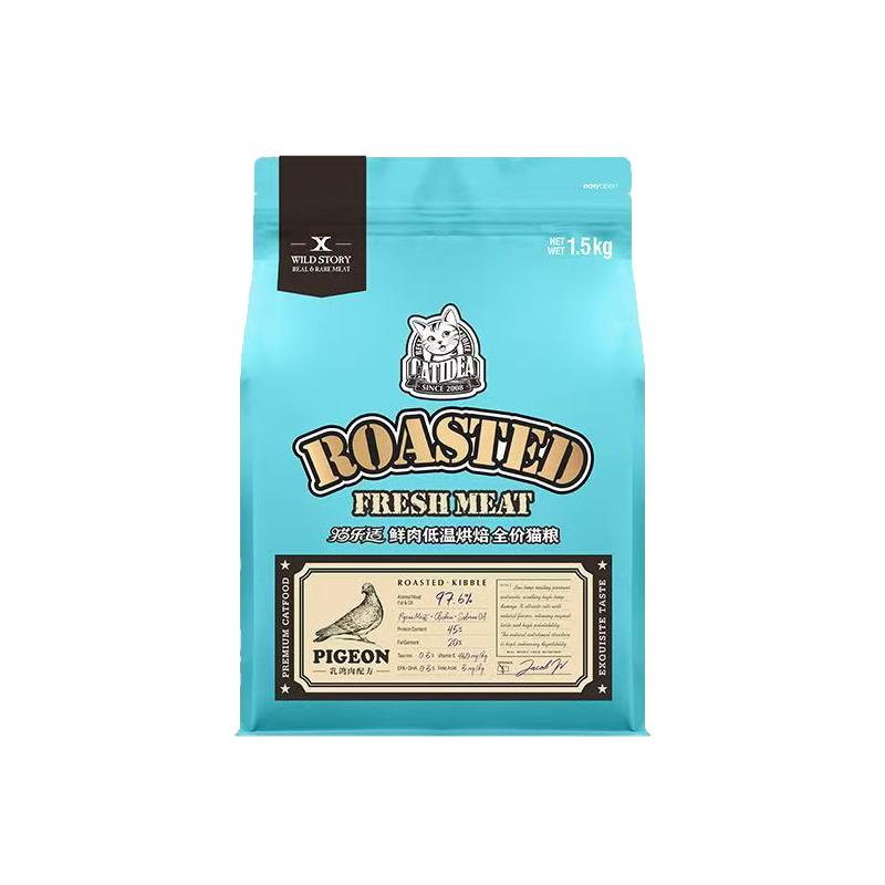 猫乐适鲜肉烘焙全价猫粮乳鸽肉