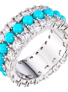 TWINSLULU高级设计师蓝色戒指