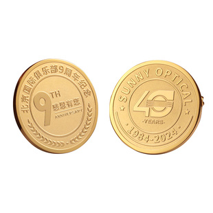 金属徽章定做校徽胸针定制logo成人礼纪念制作勋章胸章定制胸牌