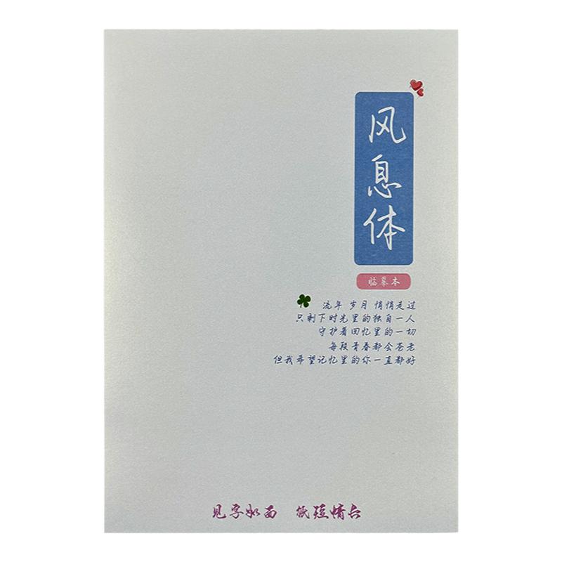 风息体漂亮手写体语录文案金句优美文摘初高中学生硬笔临摹练字帖