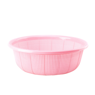 家用沥水篮洗菜篮子塑料小孔洗水果淘米篮厨房滴水盆圆筛箩筐框子