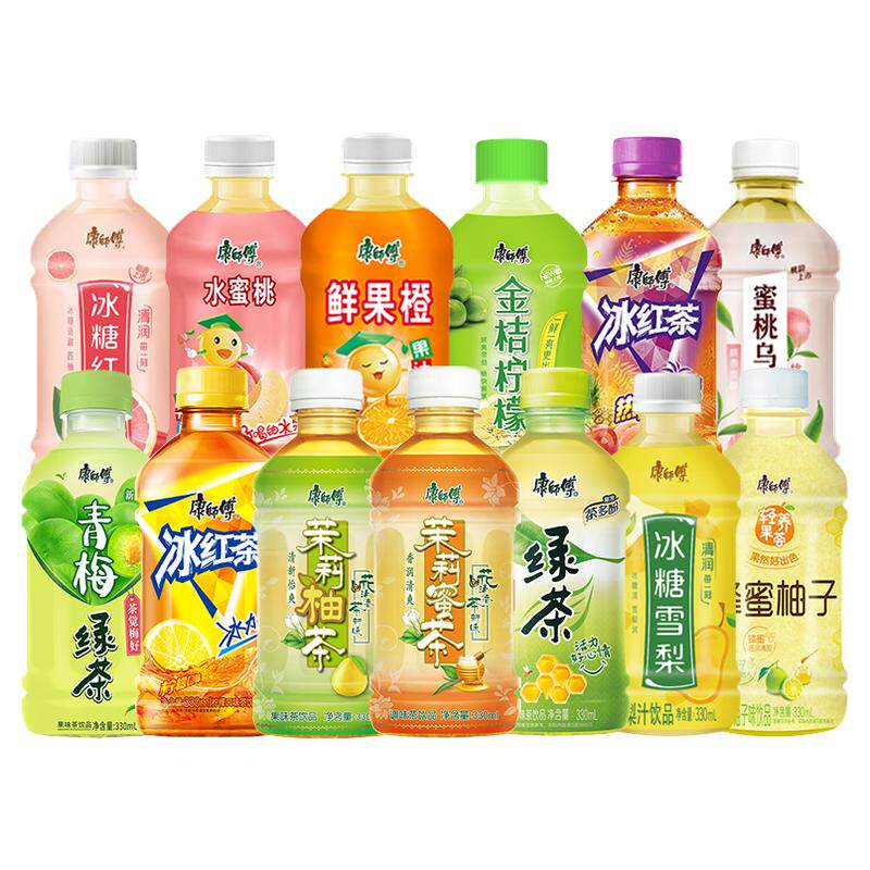 康师傅饮料330ml水饮品批发