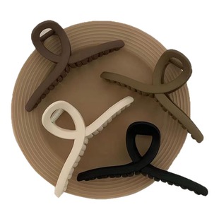 黑色夹女高级感发夹头发量多大号发抓后脑勺盘发夹子头饰抓夹发饰