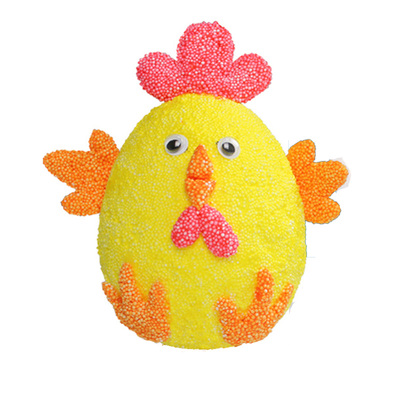 复活节彩蛋diy手工装饰雪花泥