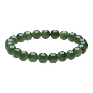 六桂福珠宝碧玉佳人手串天然和田玉玉髓手链女款妇女节礼物