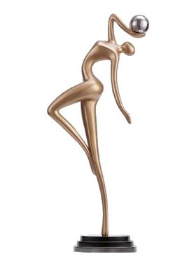 威弗列德简约现代抽象人物艺术雕塑摆件客厅玄关极简装饰品高级感