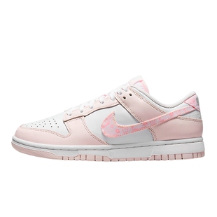 耐克 Nike Dunk Low 女鞋粉白樱花粉运动休闲低帮板鞋 FD1449-100