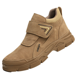 劳保鞋男款士防砸防刺穿钢头电焊专用工地工作高帮冬季加绒棉新款