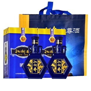 34度白酒扳倒井兰尊480ml扳倒井香纯粮酿造山东名酒宴请送礼